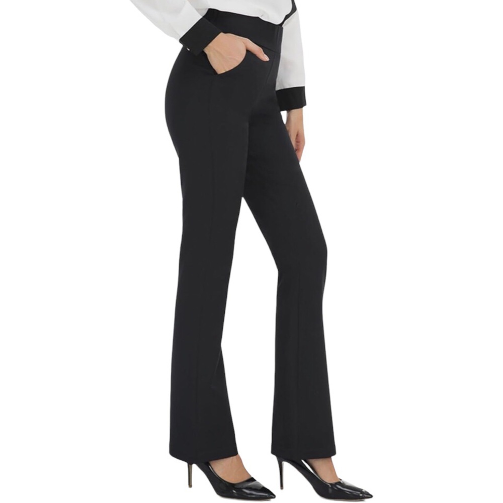 Agenlulu NWT Black Bootcut Pull On Waist PantsTrousers Misses size XL